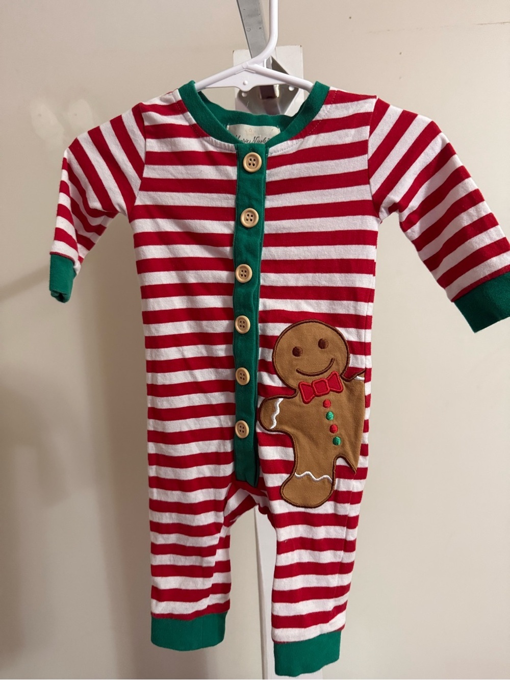 Marie Nicole Gingerbread Man Romper